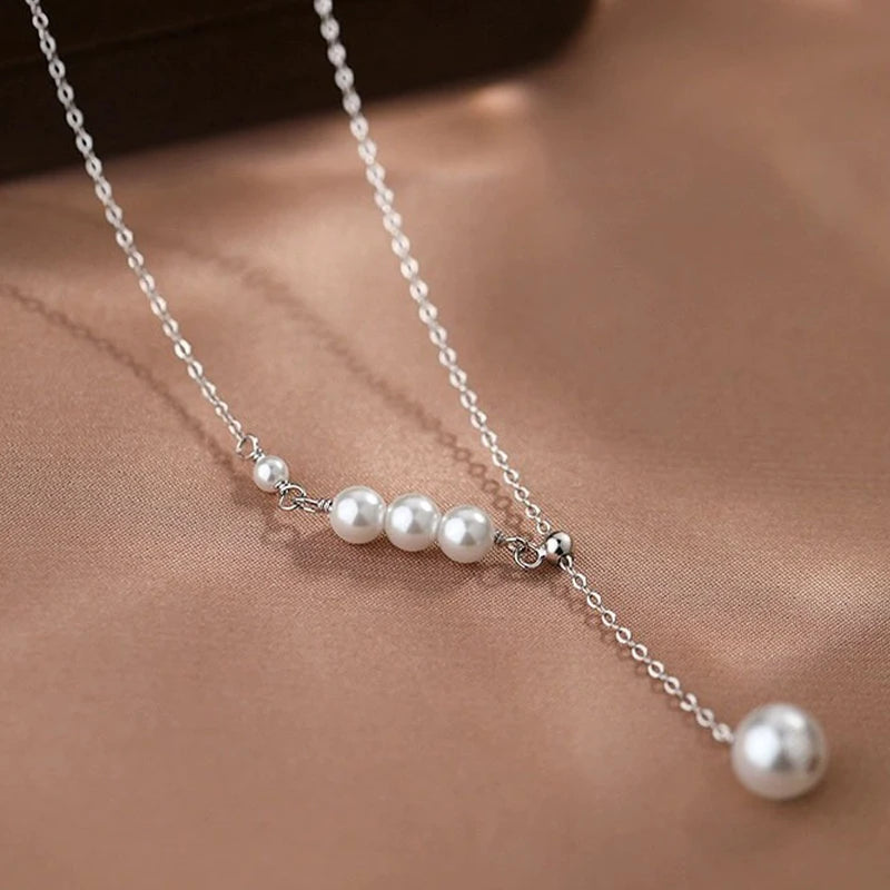 Pearl Clavicle Necklace DS4844