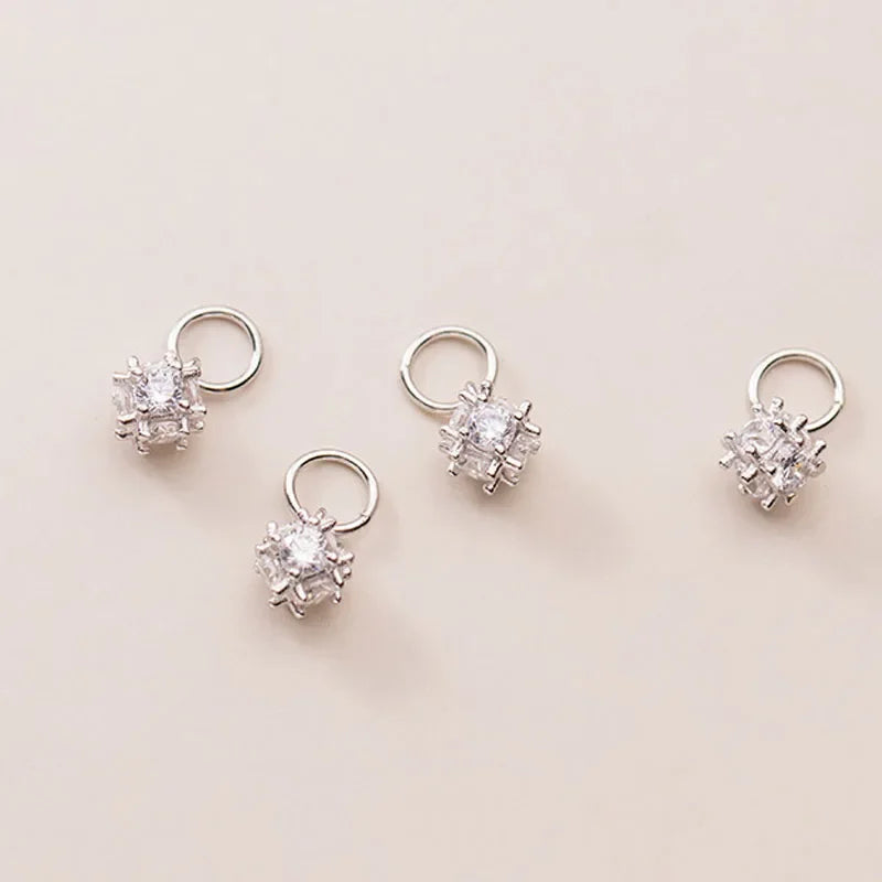 Irregular ShinyCZ Charm Pendant DZ297