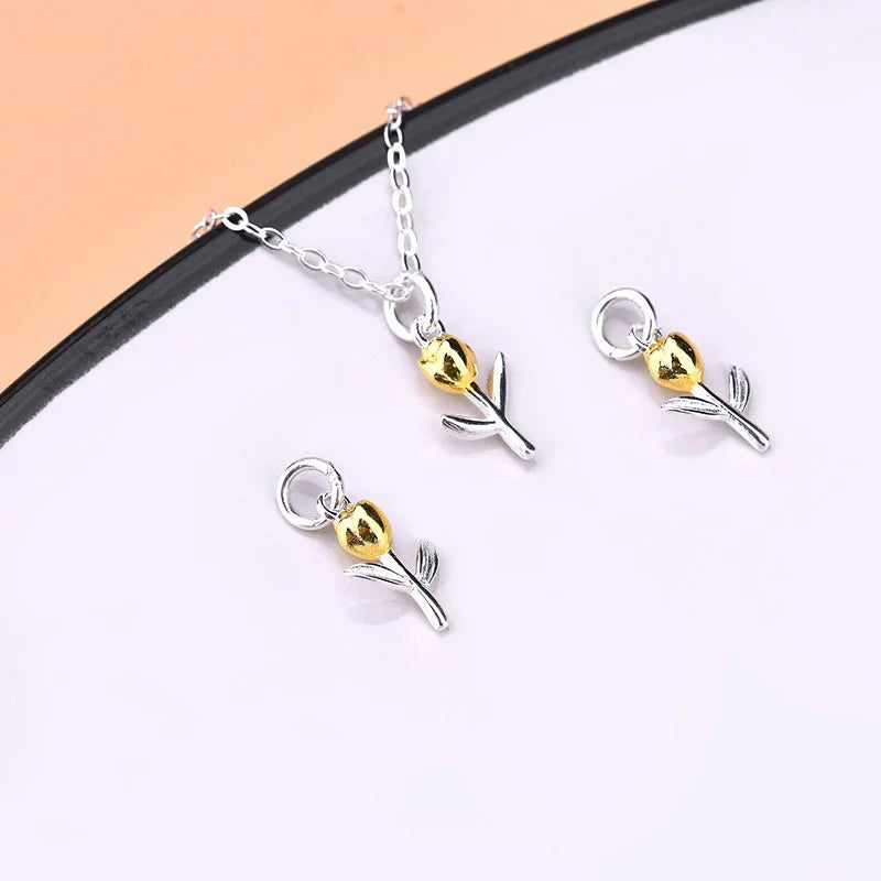 Flower Pendant DIY Necklace Bracelet Accessories HY559