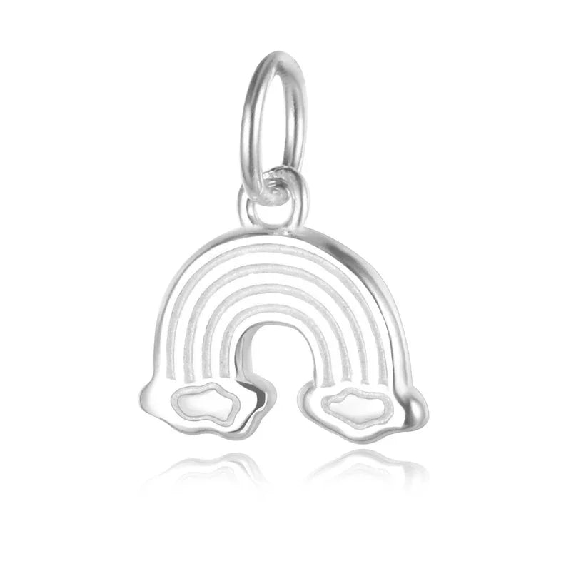Rainbow Clouds Charm Pendant HY173