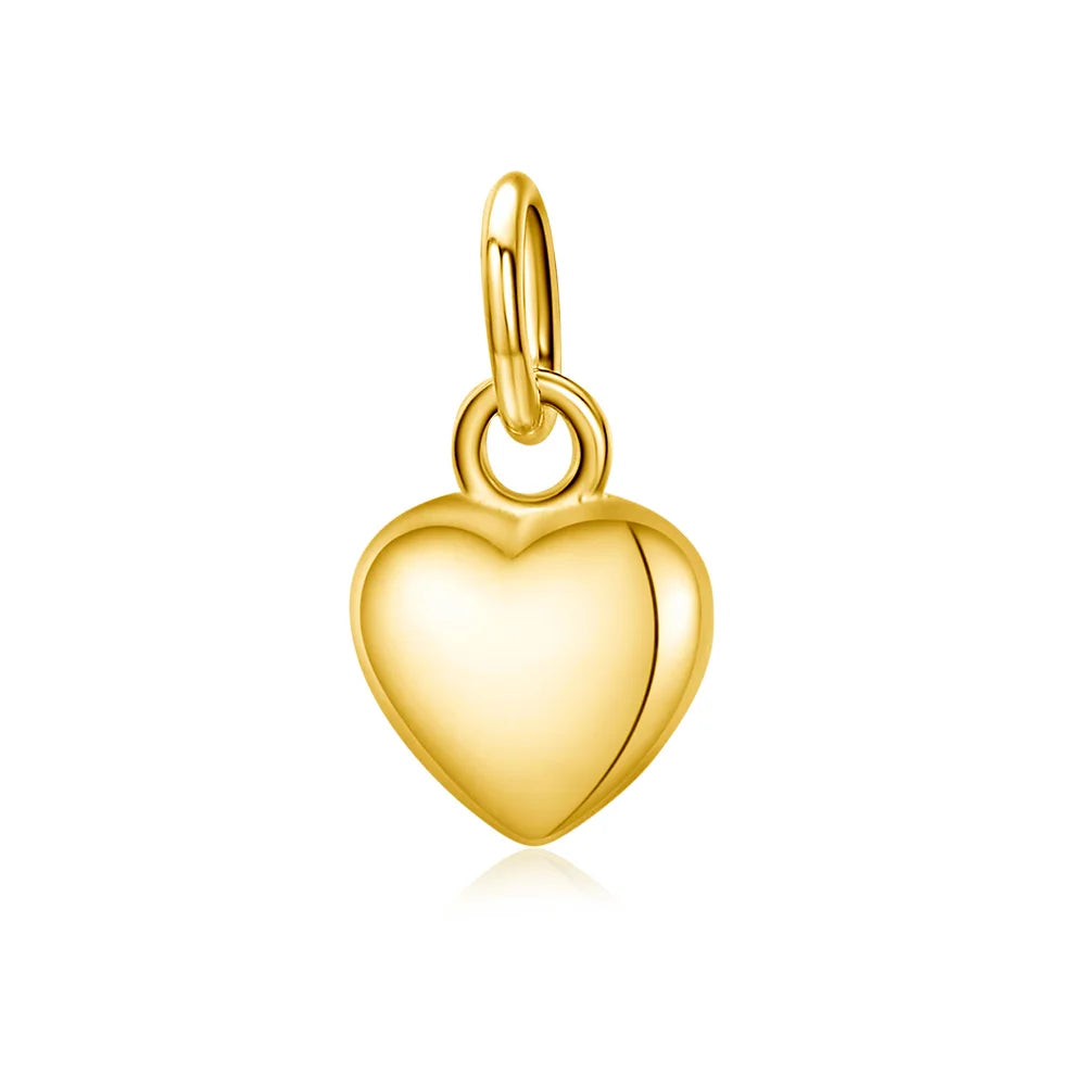 Heart Charm Pendant Handmade DIY Accessories Jewelry DZ75