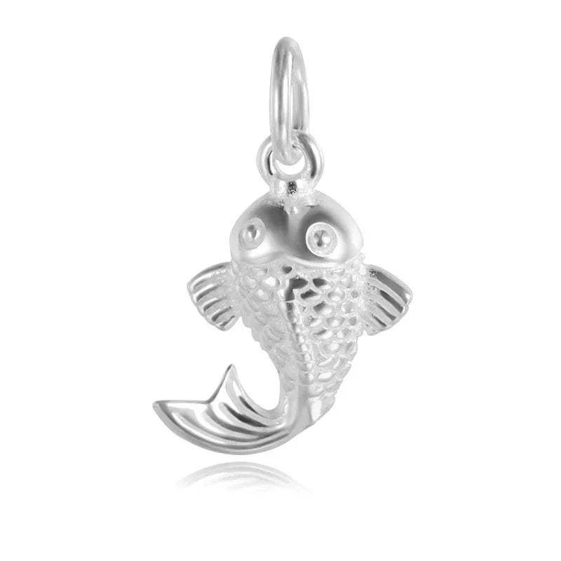 Fish Charm Pendant Handmade DIY Accessories Jewelry DZ102