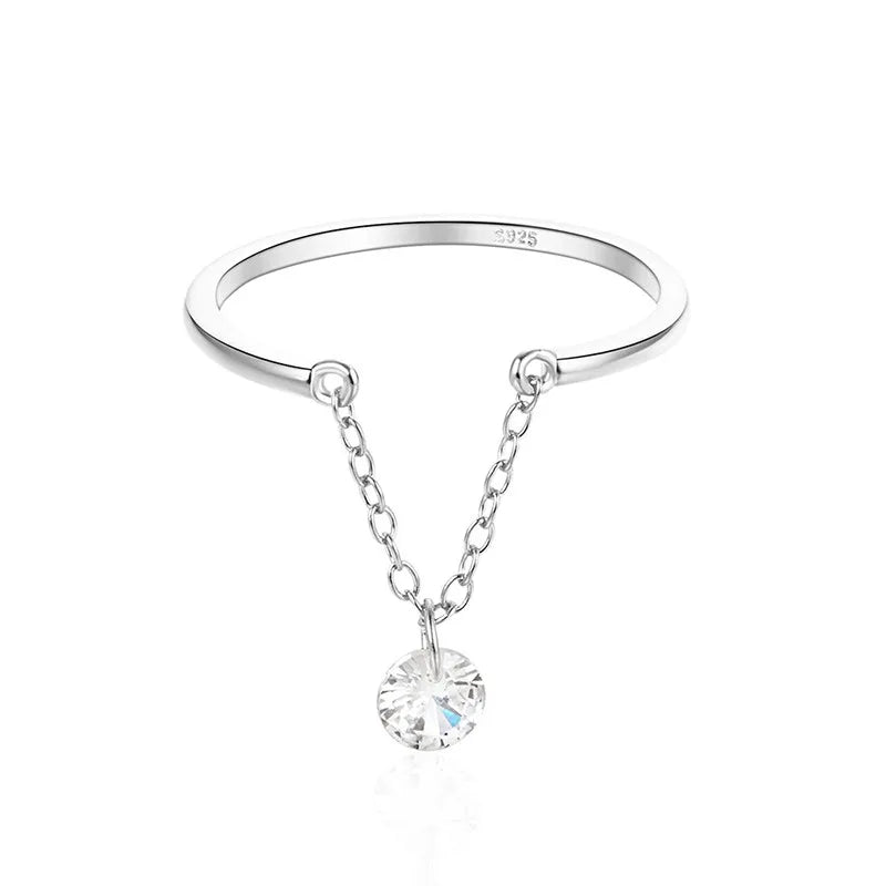 Zircon Open Chain Ring DS4832
