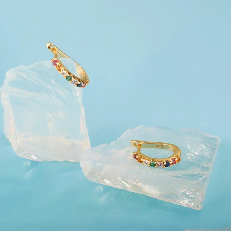 Colors Dazzling Hoop Earrings DS4320