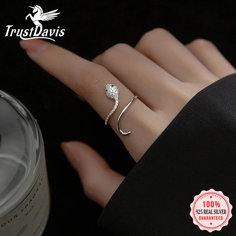 Cute Animal Snake Opening Ring DA2455