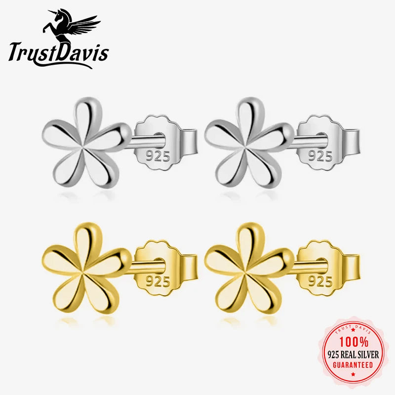 Mini Flower Charm Stud Earrings DA1377