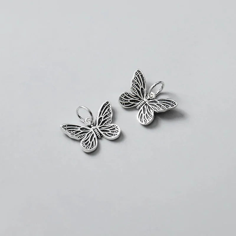 Butterfly Charm Pendant Handmade DIY Accessories DZ115