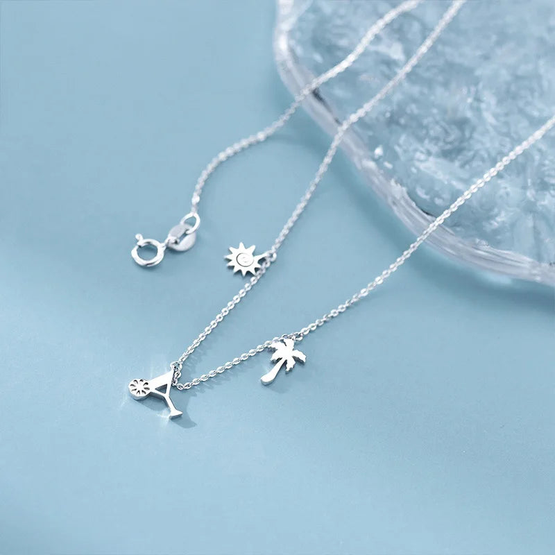Sunmer Silver Necklace DS4864