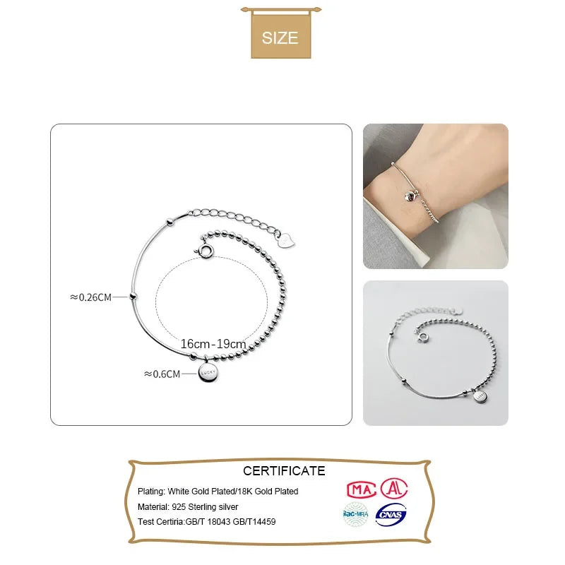 LUCKY Pendant Charm Bracelet YQ134