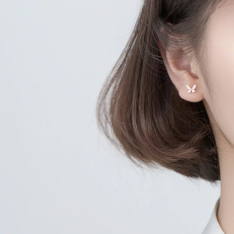 Butterfly Glaze Stud Earrings DB1271