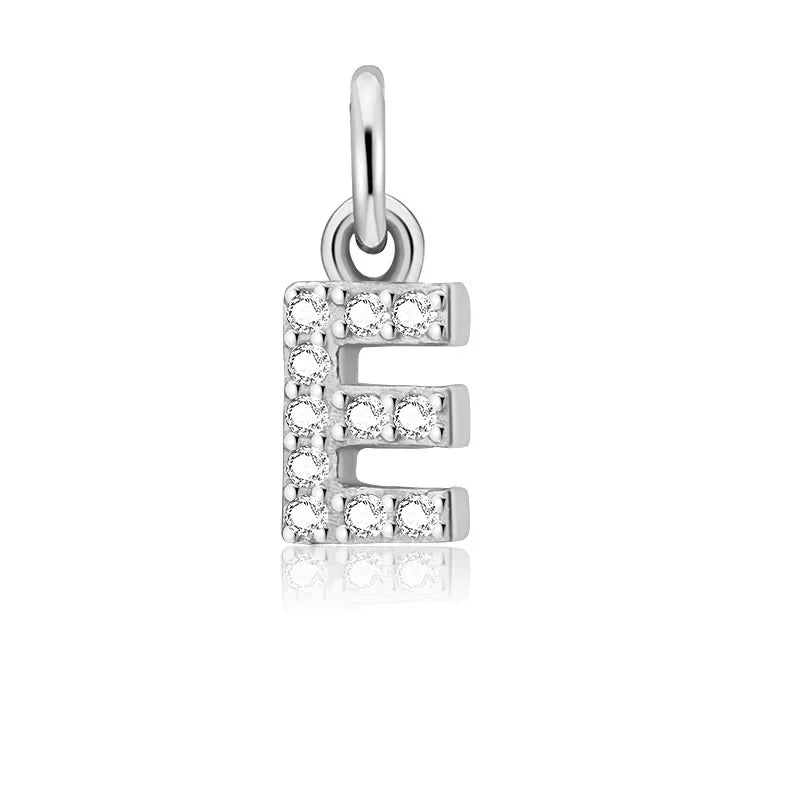 26 Letter Pendant Shiny Charm Pendant DIY Accessories Jewelry DZ423