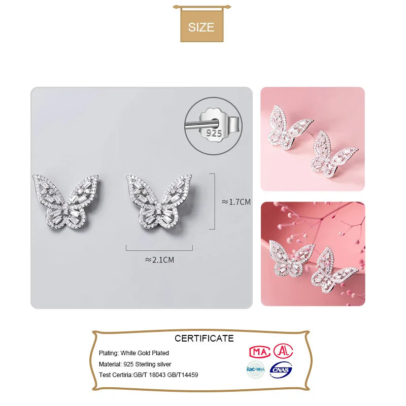 Butterfly Dazzling Clavicle Necklace DA1526
