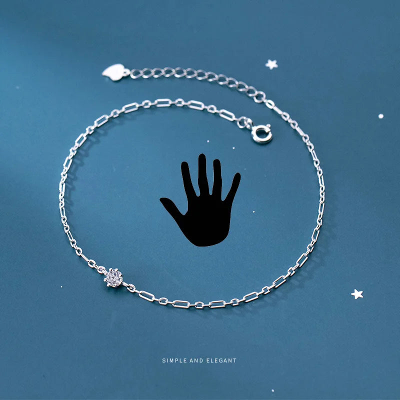 Shiny Bracelet Anklets For Women Wedding Party Jewelry Gift DA1251