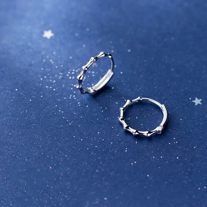Hoop Earring Bamboo Ear Cuff Earrings DA1987