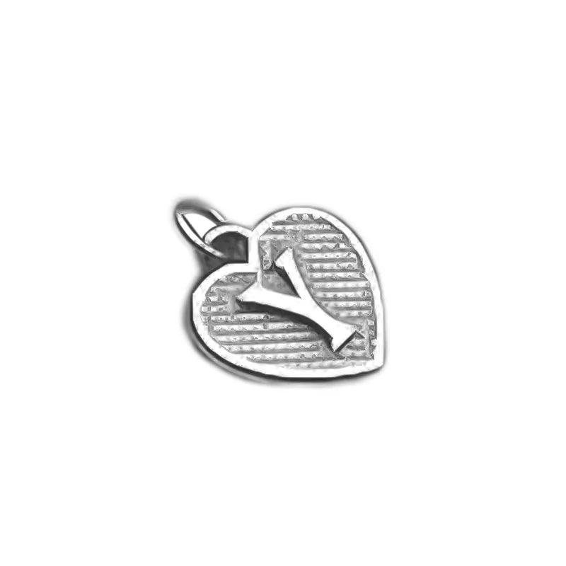 TrustDavis Real 925 Sterling Silver Name Necklace 26 Heart DIY Accessories Pendant for Women Wedding Clavicle Jewelry DZ1795