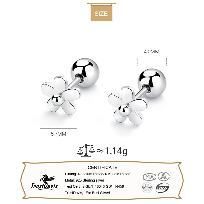 Sweet Flower Beads Girls Gift DA2614