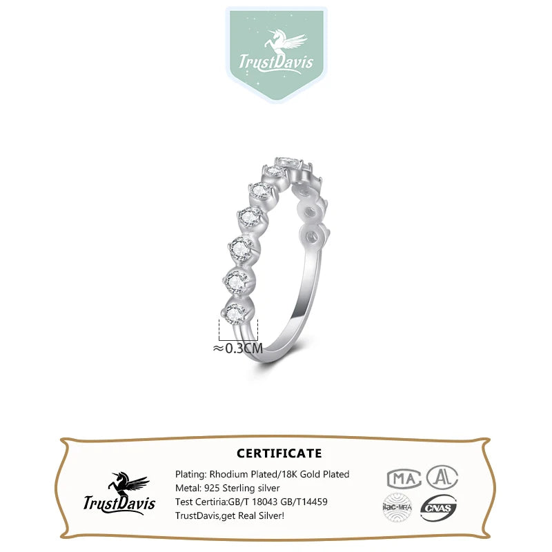 Round Zircon Ring DS4009