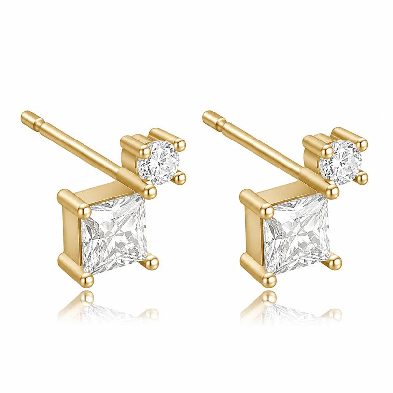 Stacked Colored Zircon Earrings DS4916