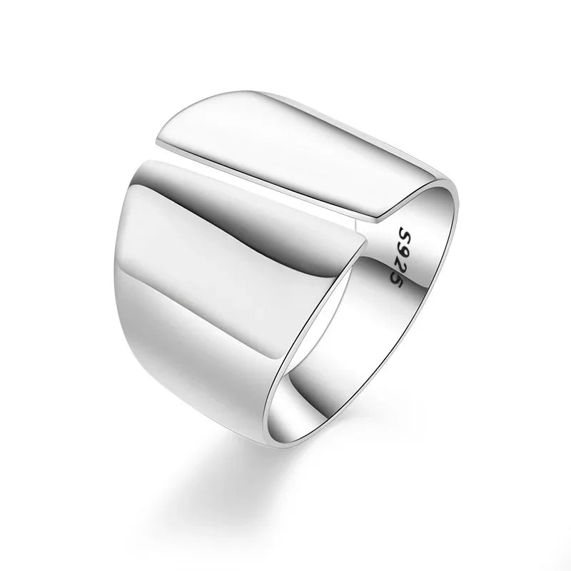 Surface Smooth Opening Finger Ring AZ04