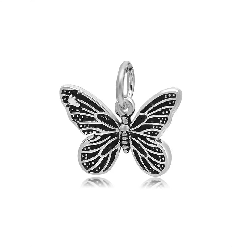 Butterfly Charm Pendant Handmade DIY Accessories DZ115