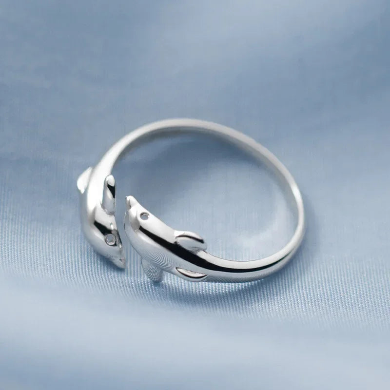 Animal Dolphin Opening Rings DG0142