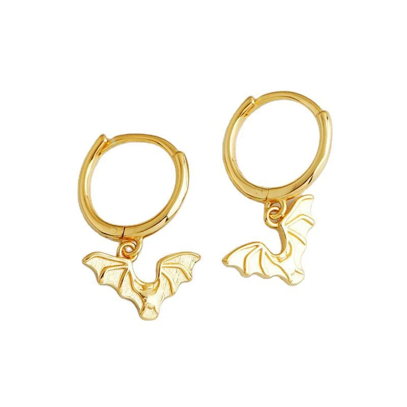 Love Moon Eye key Cross Heart Pendant Hoop Earrings DG0126
