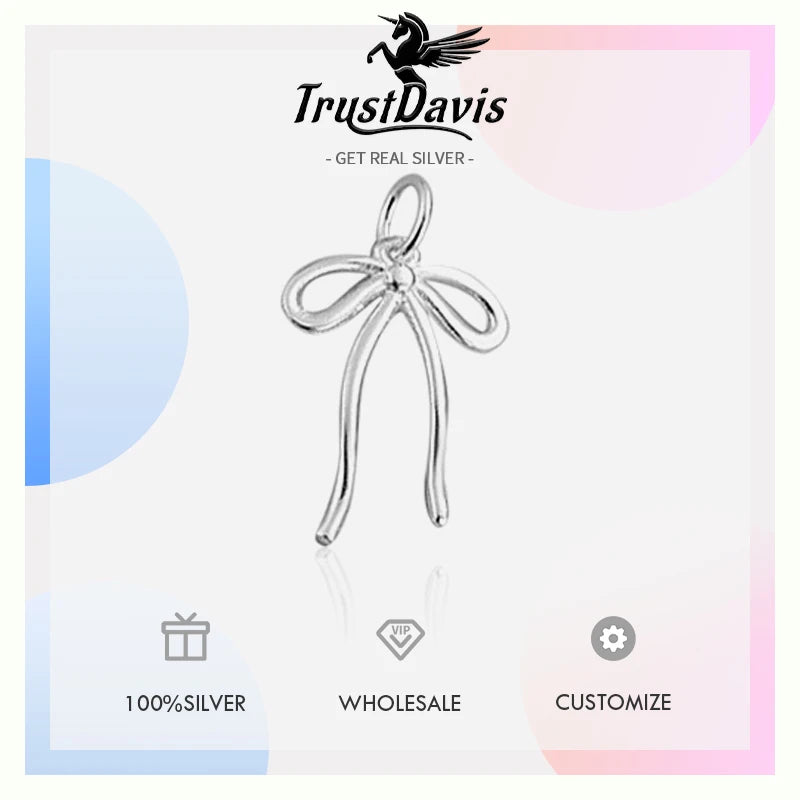 Bow Charm Pendant DZ1718