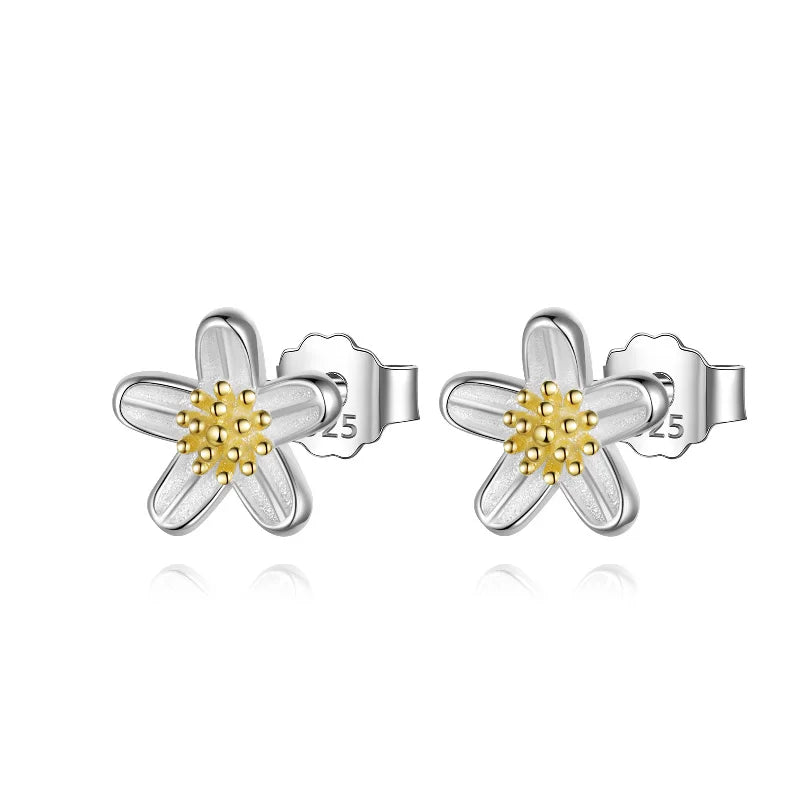Flower Plant Stud Earrings DS4499