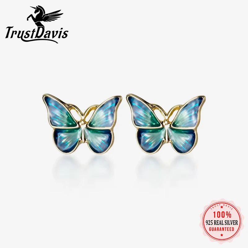 Wing Butterfly Stud Earrings DA481