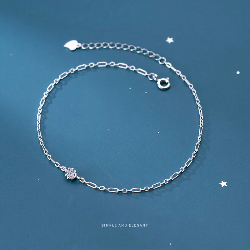 Shiny Bracelet Anklets For Women Wedding Party Jewelry Gift DA1251