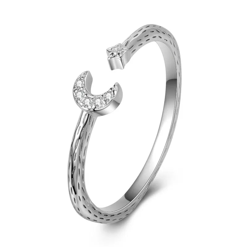 Star Moon Ring DA3235