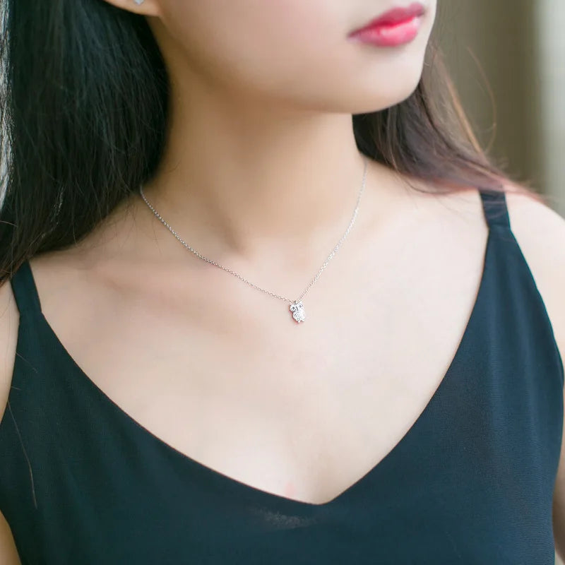 Owl Necklace Animal Pendant Necklace DS2001