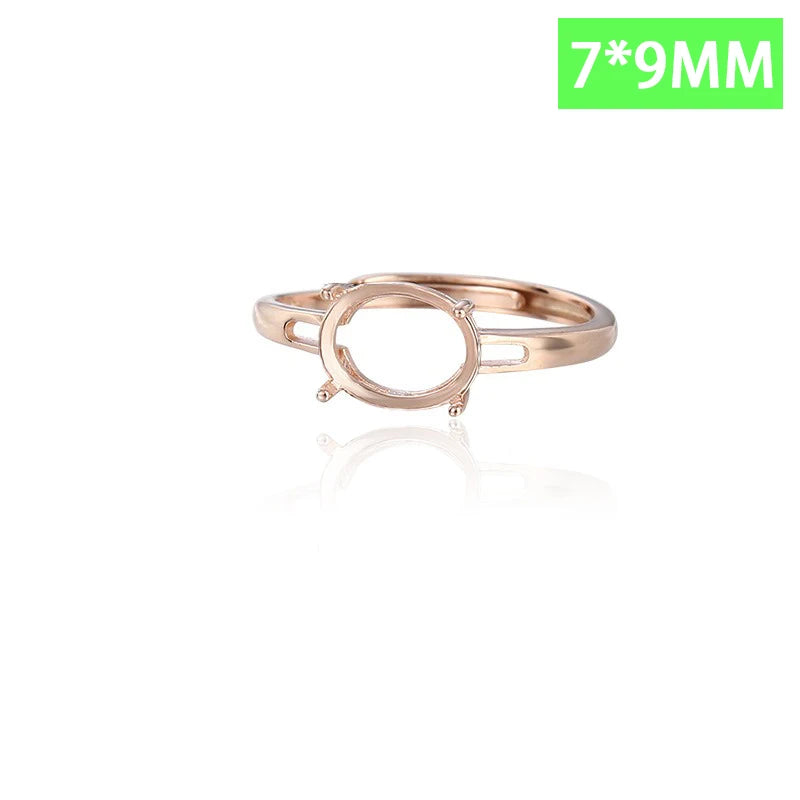 Four claw ring 4 6 8 10 empty bracket handmade DIY accessories DZ1689