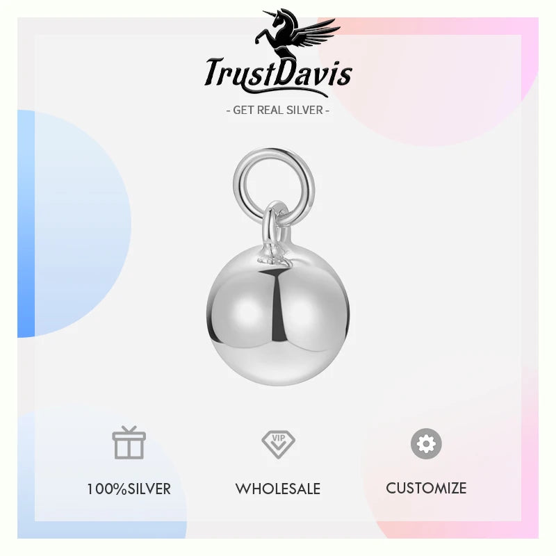 Round ball pendant DIY jewelry accessories HY981