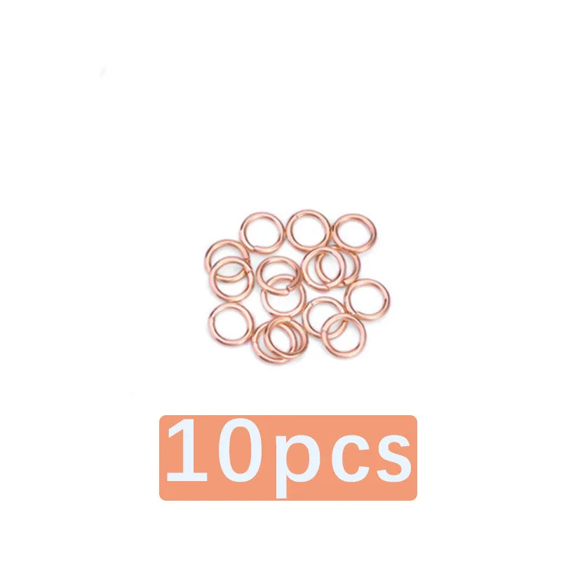 Trustdavis Real 925 Sterling Silver Open Loop Bracelet Earring Necklace With Loop Link DIY Manual Accessories Wholesale DZ24