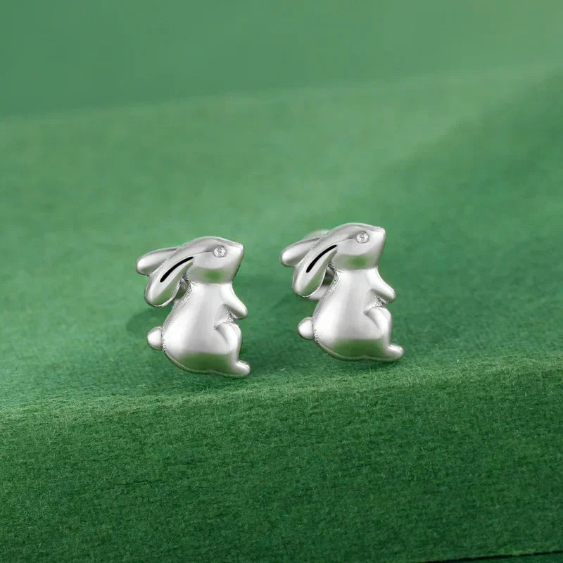 Trustdavis Real 925 Sterling Silver Chinese Zodiac Signs Screw Stud Earrings For Women Daughter Birthday Gift Jewelry DS4430