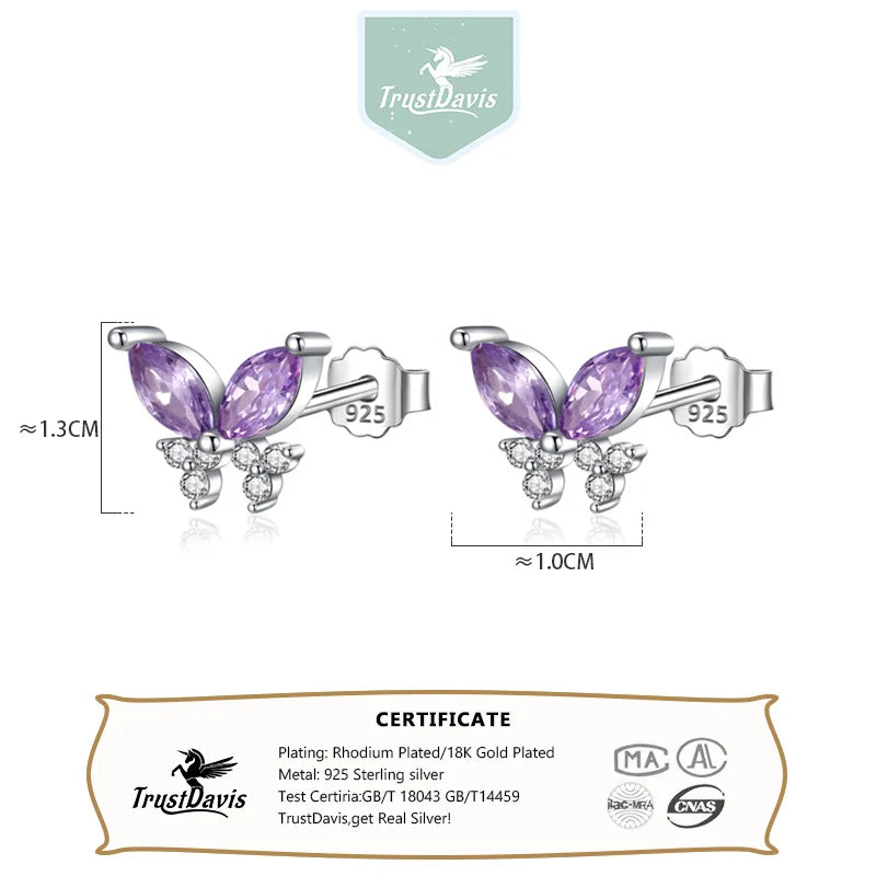 Butterfly Stud Earrings DS3877