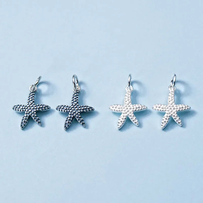 Starfish Charm Pendant DIY Accessories Jewelry DZ274
