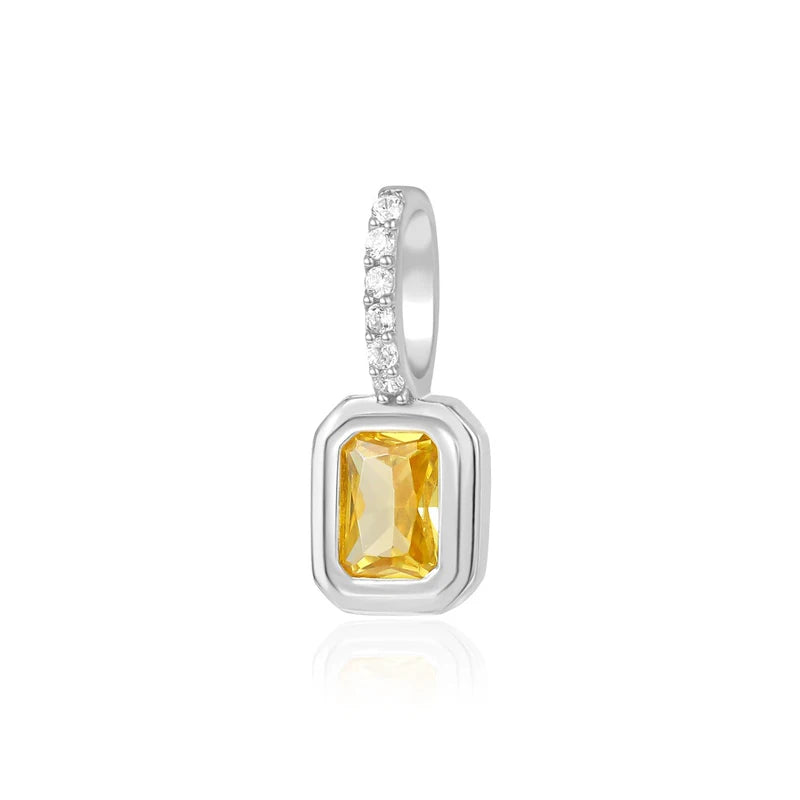 TSquare Colored Zircon Charm Pendant DZ1695