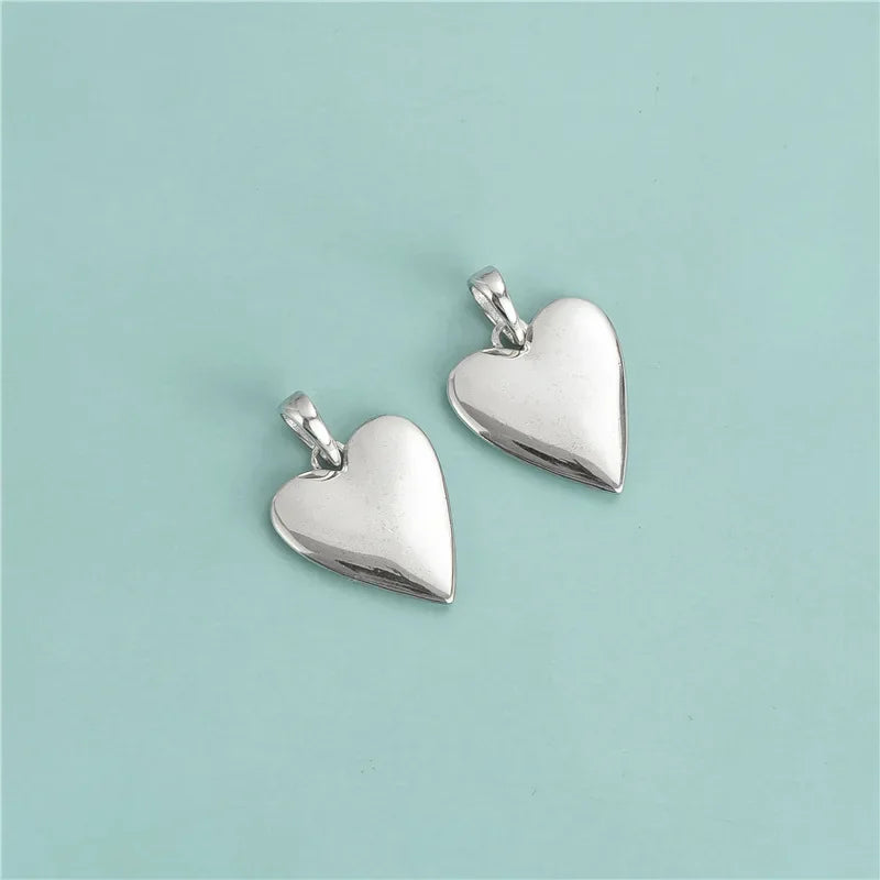 Sweet Glossy Heart Charm Pendant DZ704