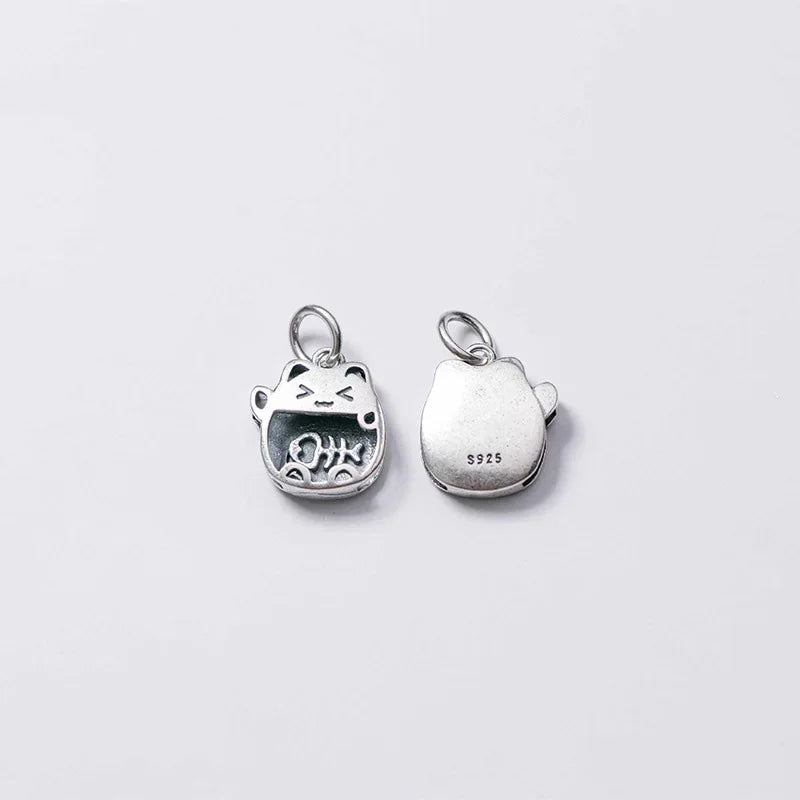 Cat Fish Charm Pendant HY962