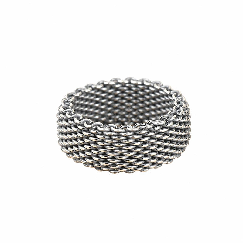 Retro Woven Ring for Women Daily Wear Jewelry Gift DS4978