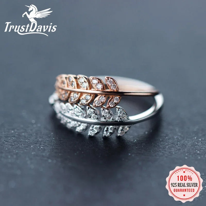Leaves Opening Finger Ring DS958