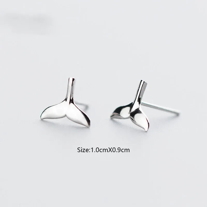 Little Mermaid Tail Earrings Ring Anklet Necklace DA461