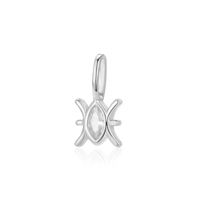 12 constellations Charm Pendant Handmade DIY Accessories DZ1694
