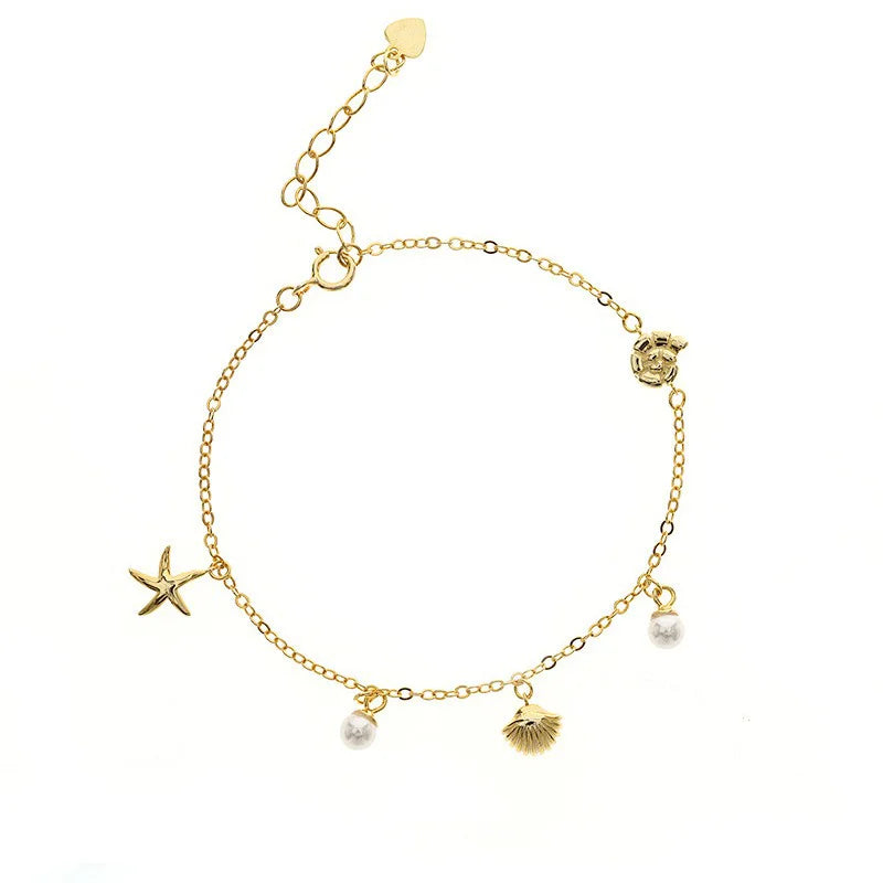 Beaded Star Shell Bracelet DS4819