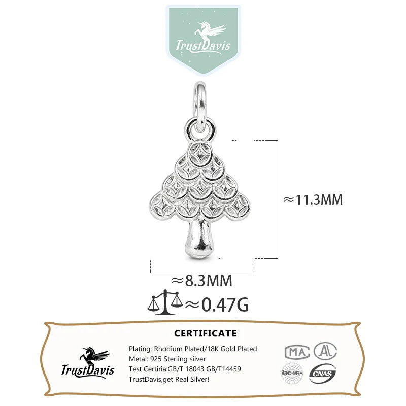 Charm Christmas Tree Charm Pendant DZ1816