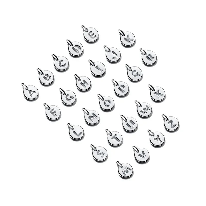 26 Letters Pendant For Women Wish Fine DIY Accessories Jewelry DZ81