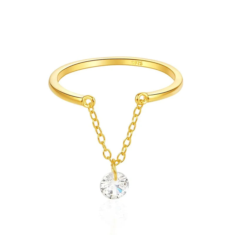 Zircon Open Chain Ring DS4832