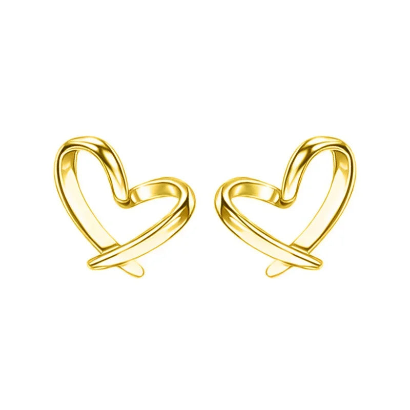 Romantic Heart Stud Earrings DA1603